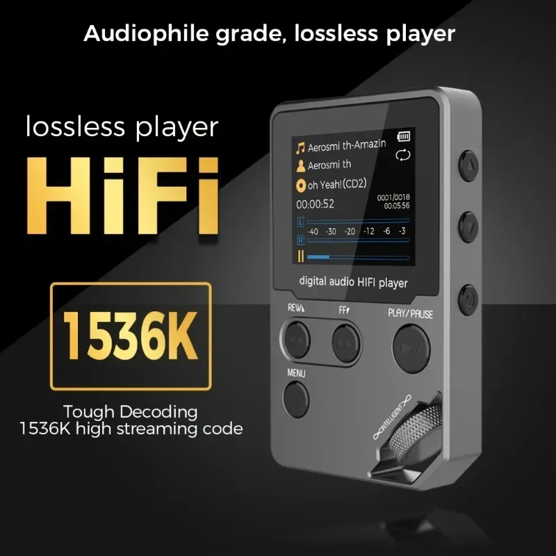 Музыкальный плеер C5 8 ГБ Bluetooth MP3 без потерь корпус из цинкового сплава поворотные