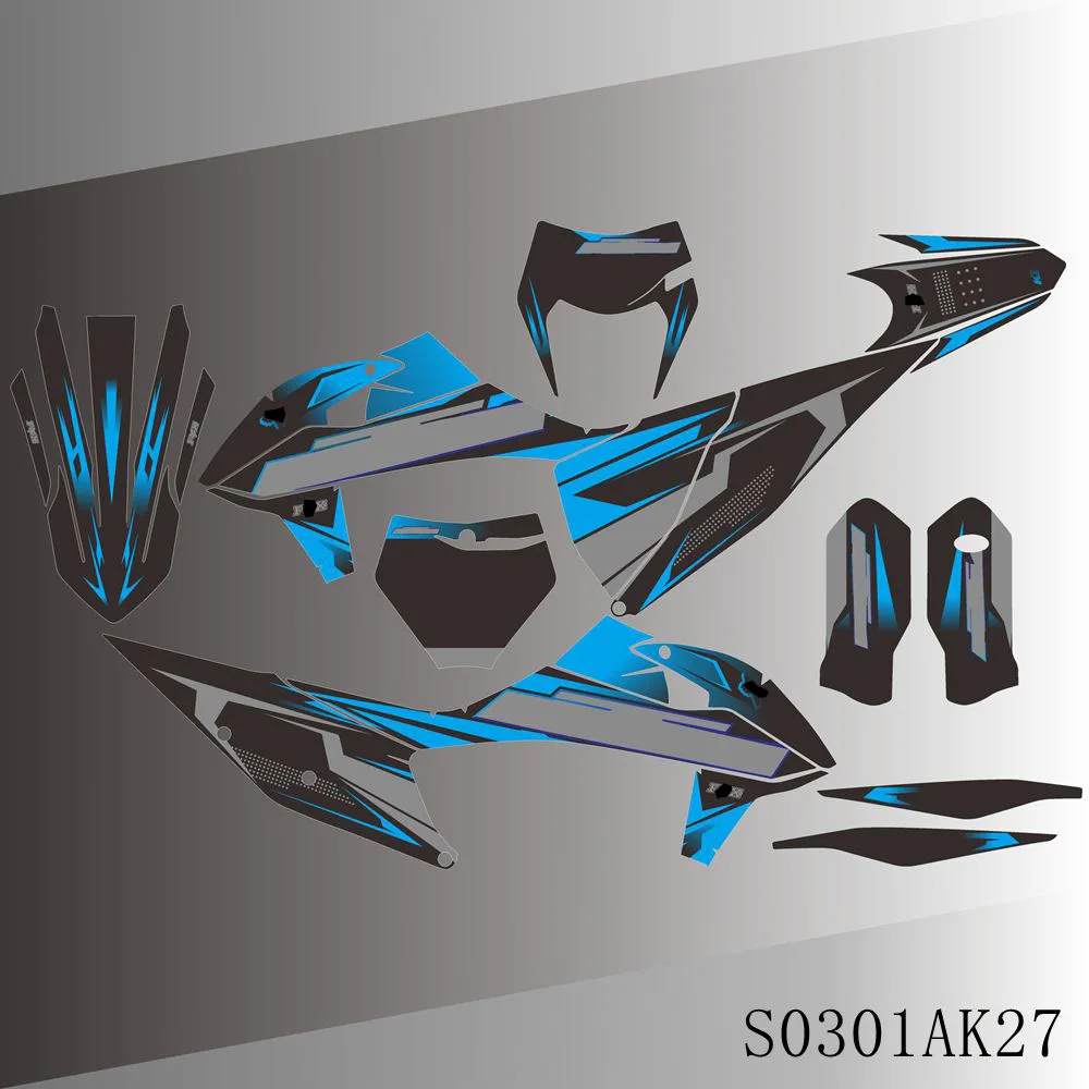 

Для KTM 125 250 300 350 450 500 SX SXF EXC EXCF XCW XCF 2011-2023 графические наклейки комплект наклеек мотоциклетный фон