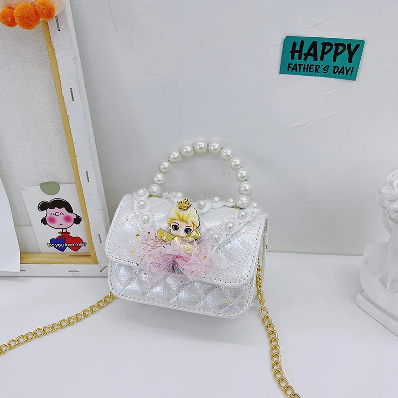Children's bag little girl 2021 Fashion Shoulder Bag Aisha Snow White Messenger Bag Mini fashion bag zero wallet
