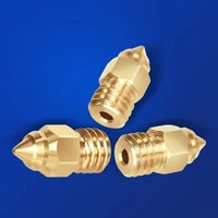 3d printe parts high quality brass cr6 se nozzle 0 4mm filament 1 75mm upgrade for cr6 se hotend extruderblock m6 thread