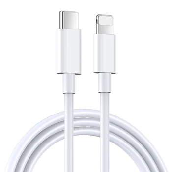 Original 20W Type C Cable For iPhone 13 12 11 14 Pro Max Mini XS Max 7 8 Plus iPad iPhone Charger Fast Charging Cable Phone Date 2