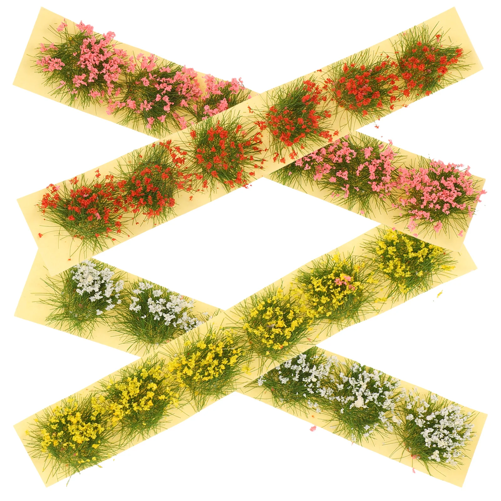 4 шт. дом микро пейзаж растение цветок кластер кустарник миниатюрный орнамент