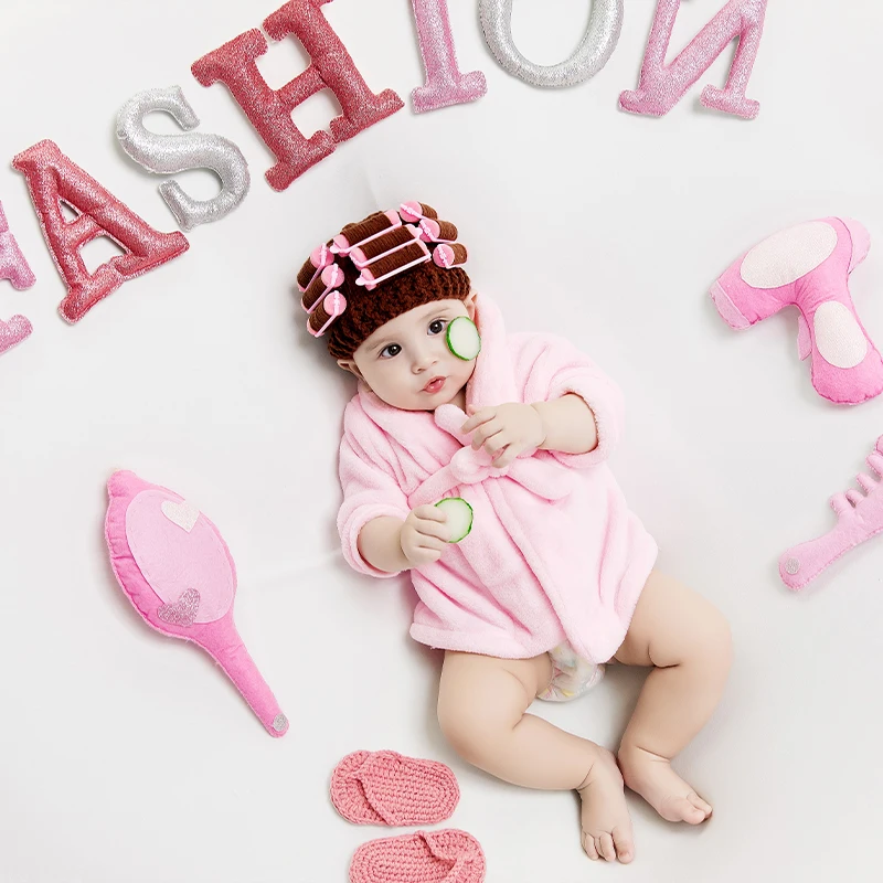 

Baby Newborn Photography Props Girl Lace Princess Dress Outfit Romper Photography Clothing Headband Hat Accessories