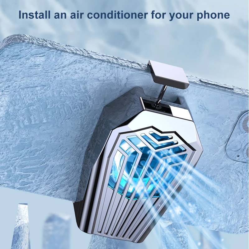 

Мобильный телефон Универсальный охлаждающий вентилятор для сотового телефона, беззвучный вентилятор для быстрого охлаждения телефона