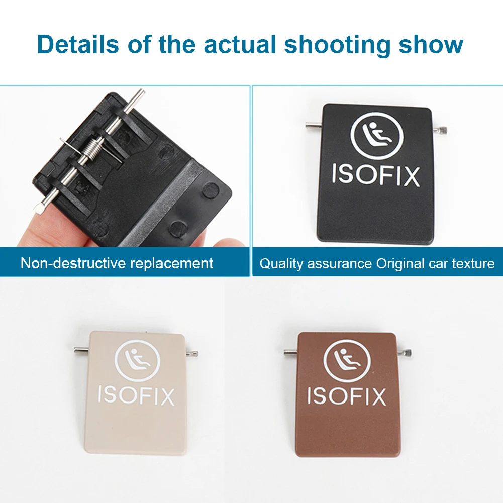 Car Seat ISOFIX Switch Cover 2059200806 Rear Child Safe for Mercedes C Class W253 2015-2021 Accessories