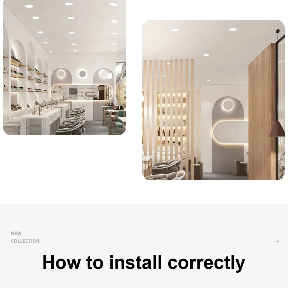 Светодиодный потолочный светильник встраиваемый внутренний светодиодный