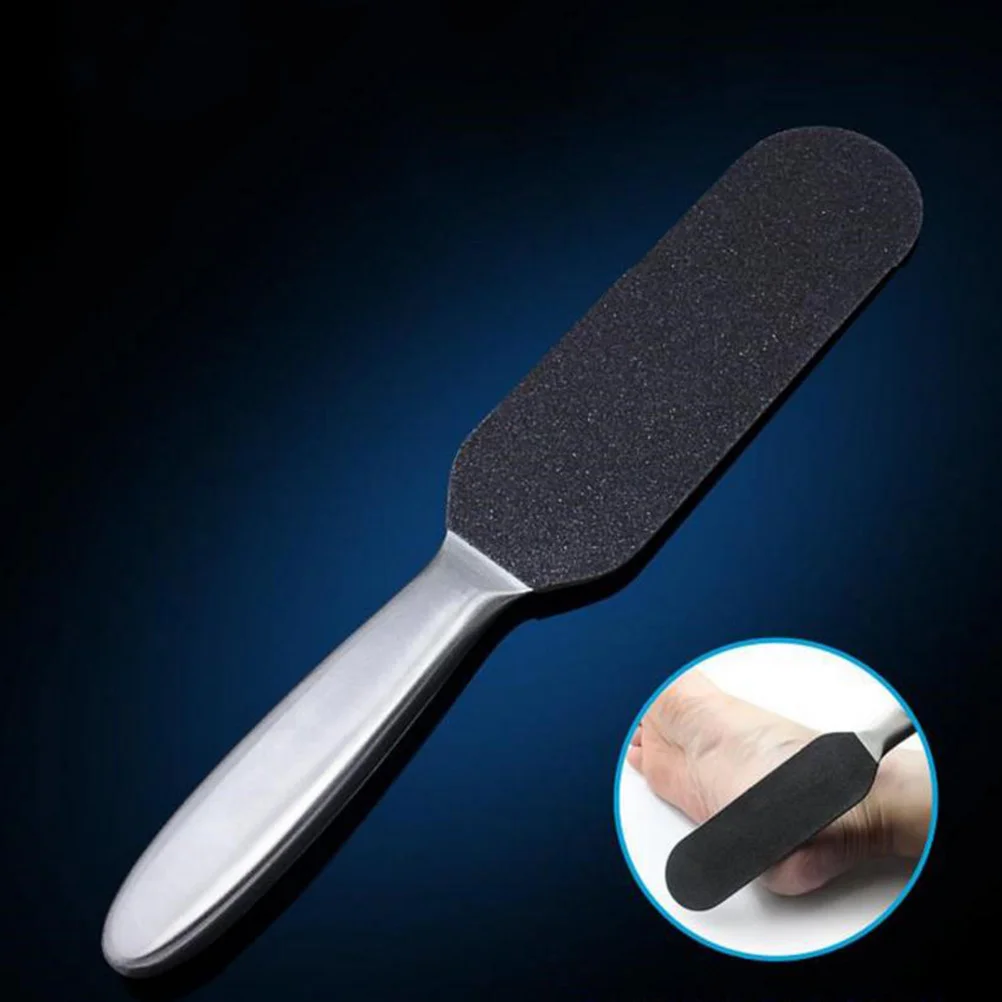 

Pedicure Foot Scraping Plate Double Side File Pumice Stone Callus Paddle Dead Skin Remover