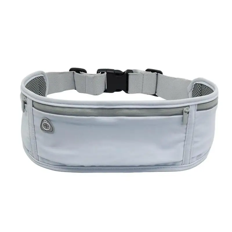 

Slim Running Belt Portable Exercise Waist Pack With Three Pockets Running Belt Waist Packs For Phones Earphones Workout Fanny