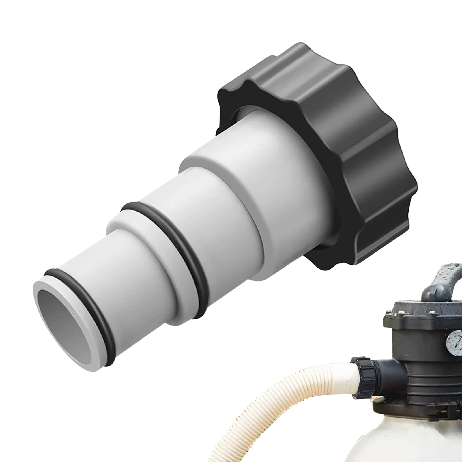 

Replacement Hose Adapter Pool Drain Pump Adapters With Collar Pool Hose Connector Pool Cleaner Hose For Pumps & Seawater System