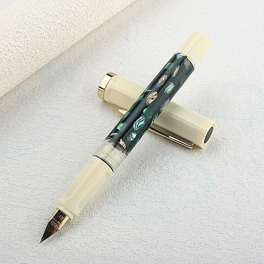 

JINHAO 58, зеленая/красная перьевая ручка, высококачественные цвета, F EF, перо, чернильная ручка, ручка для каллиграфии, школьные канцелярские принадлежности, канцелярские принадлежности