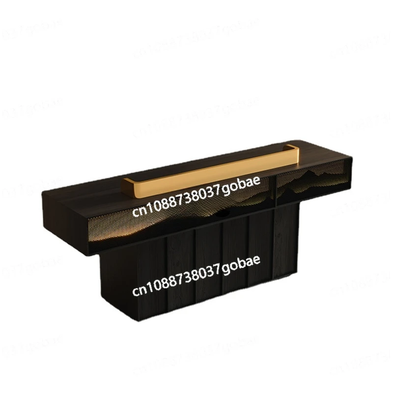 LMM Черный Свет Роскошный Магазин Касса Современная Новая Китайская Компания Офис