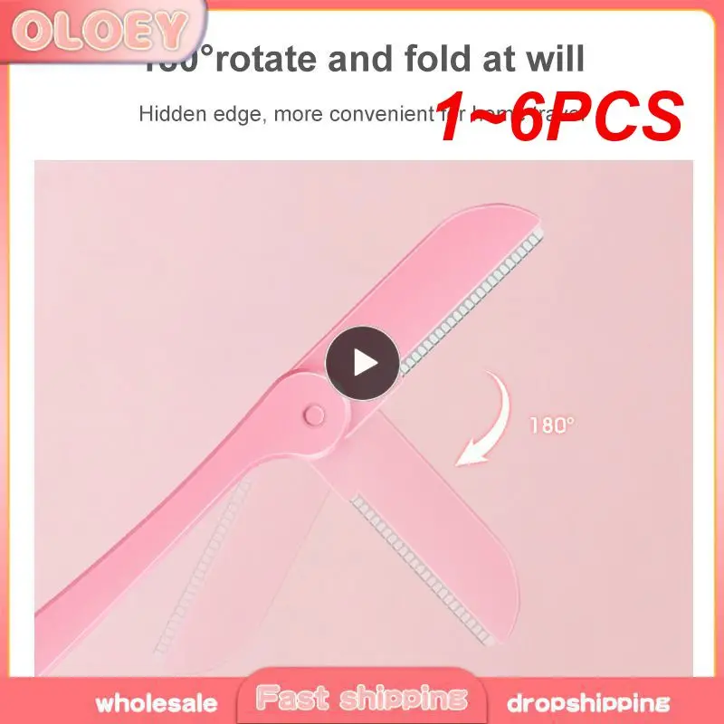 1 ~ 6 шт. триммер для бровей средство удаления волос на лице женский безопасное