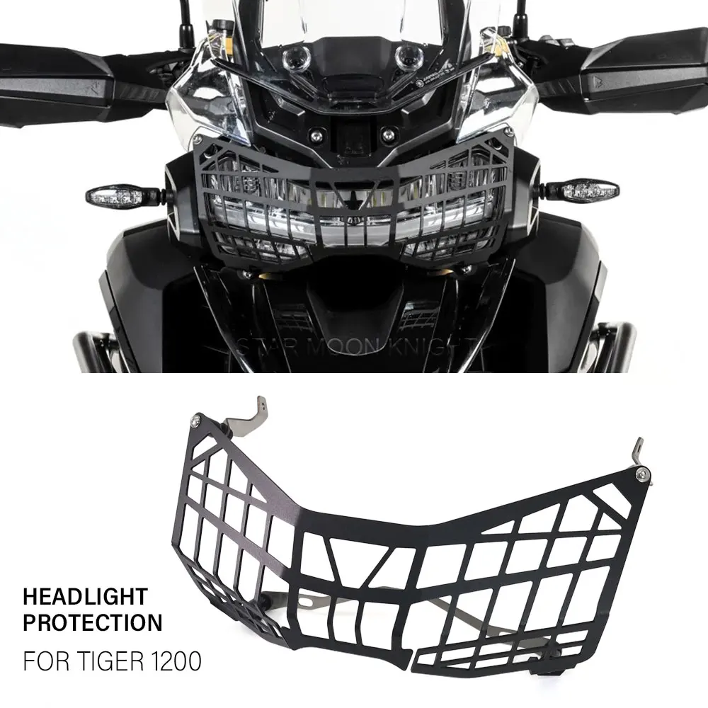 For Tiger1200 Tiger 1200 GT Pro Explorer Rally Explorer 2022 - Accessories HeadLight Cover Head Light Guard Protector Grill