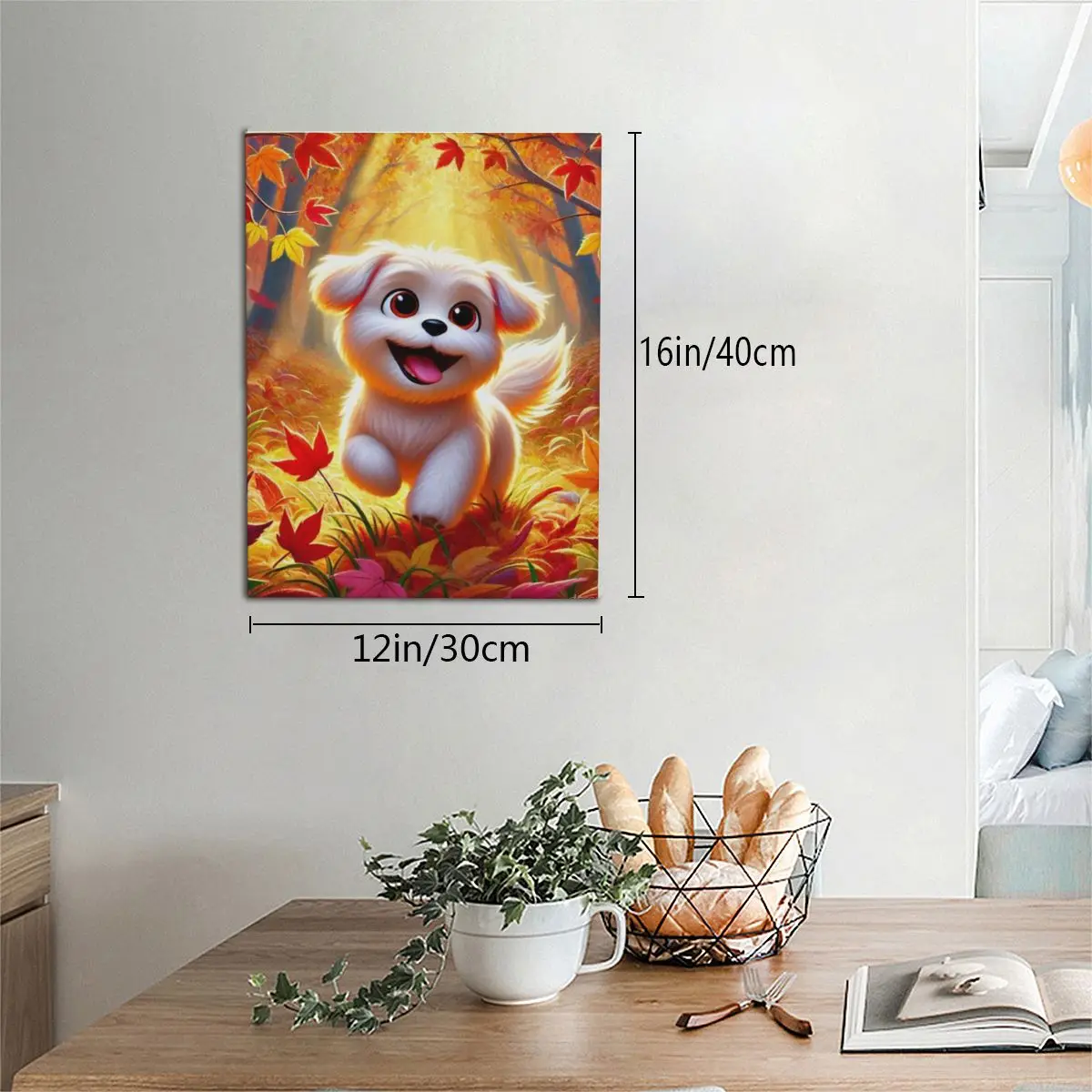 Безрамные декоративные картины &quotОсень&quot холст