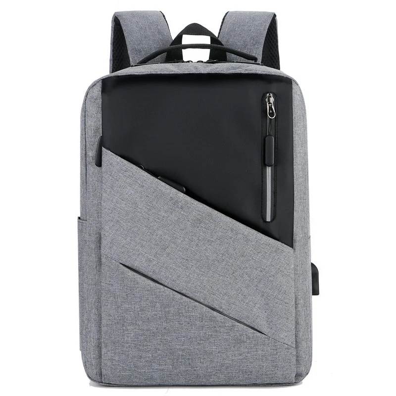 

Fashion contrast color backpack men's and women's Travel Backpack large capacity student 15.6 inch Laptop Bag