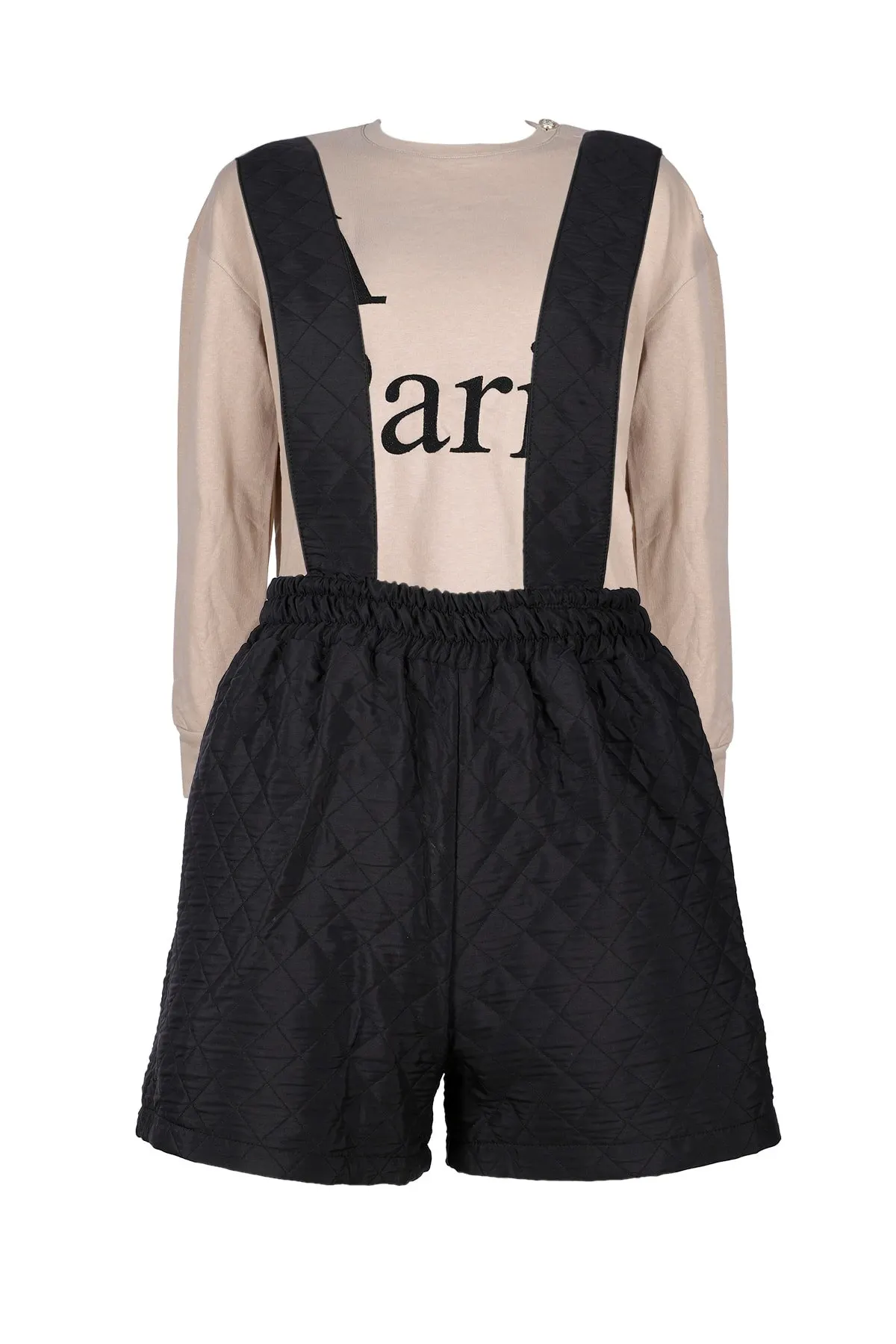 

Women's Overalls suspenders suspenders Short Jumpsuit Hot Style Quality Fabric Sleeveless Baggy Trousers Casual Jumpsuit