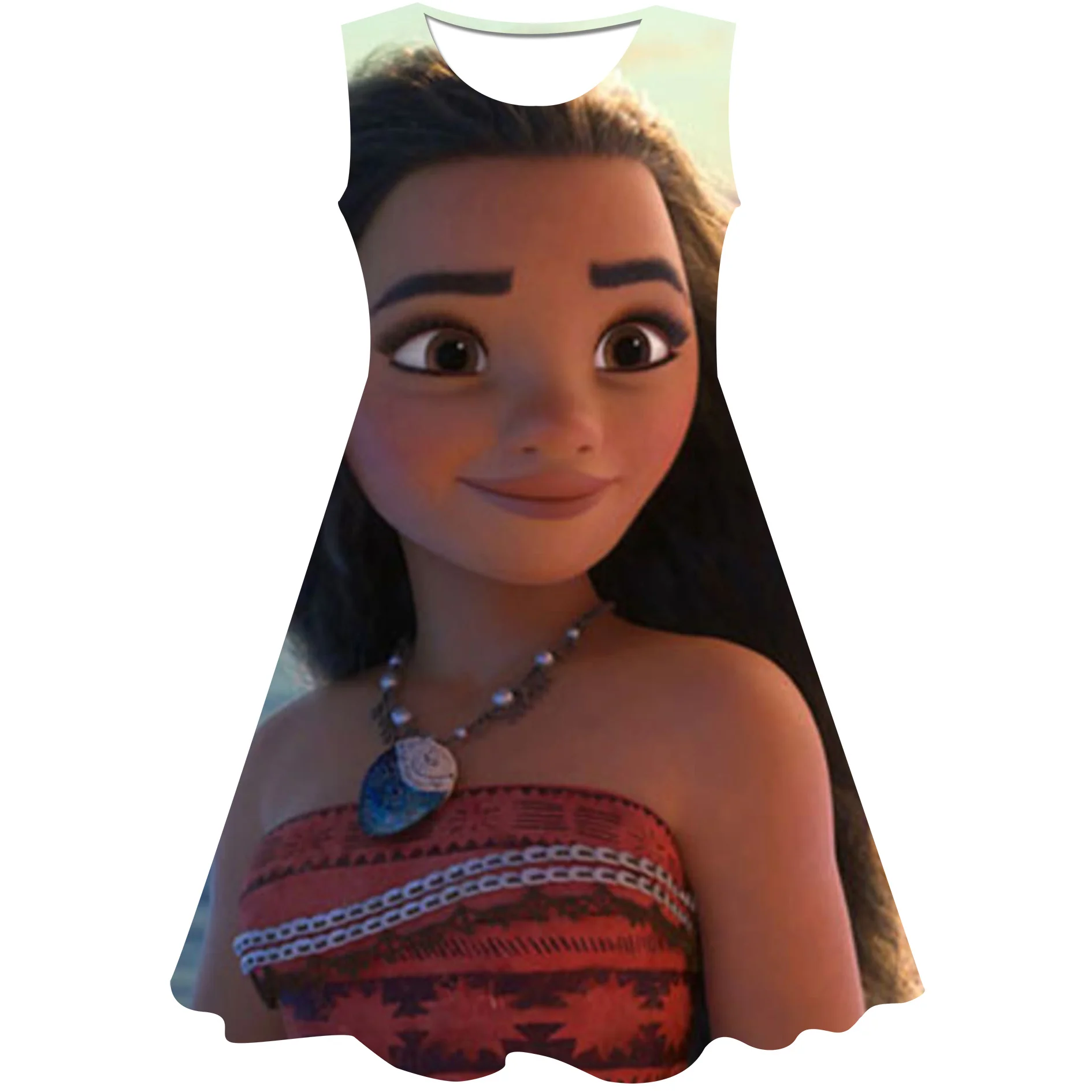 

Новинка 2022, платье Моана для девочек, детская мультяшная одежда, детский наряд на день рождения, вечерняя одежда, летнее платье для косплея и...