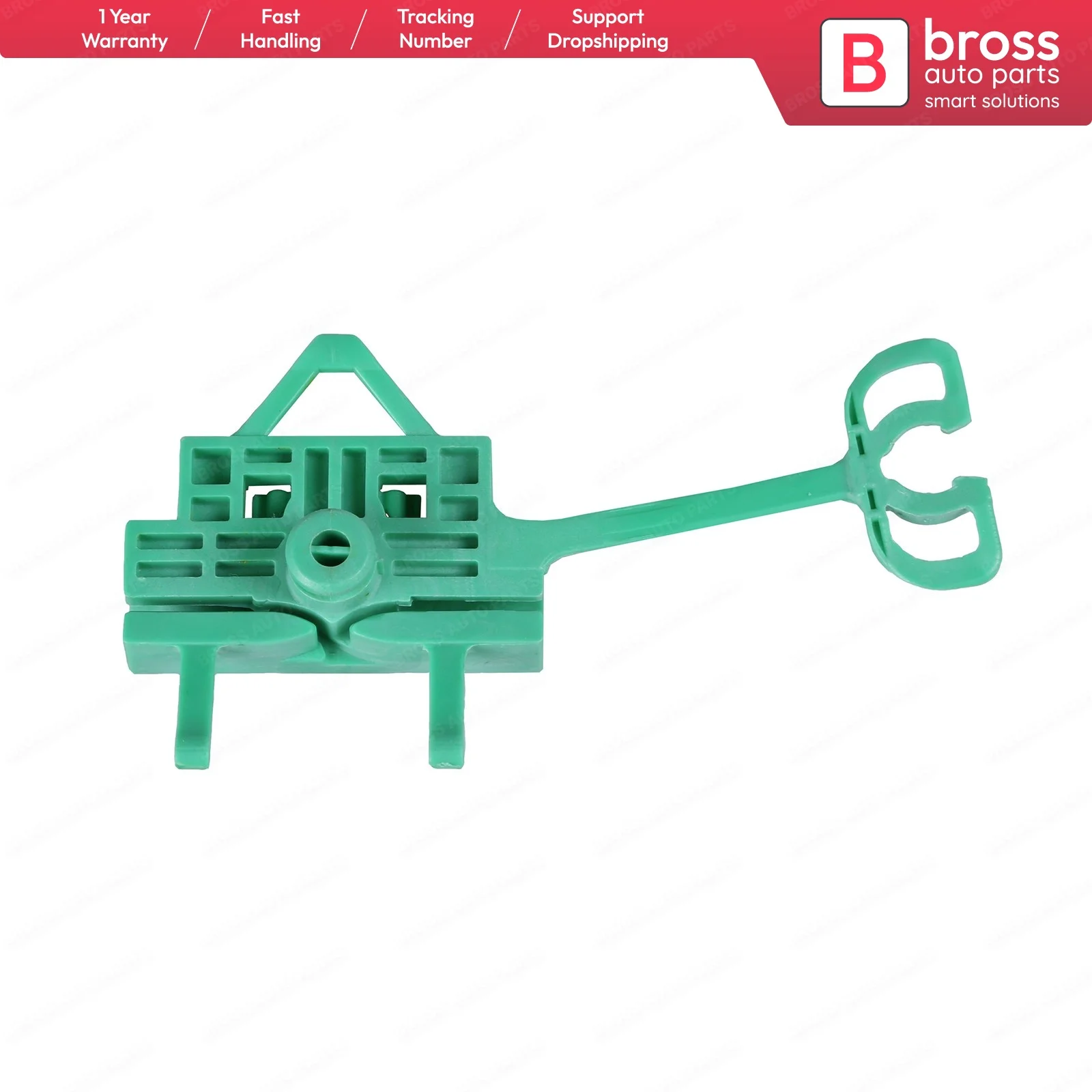 

Bross Auto Parts BWR165 Electrical Power Window Regulator Clip Front Right Door 51892560, 5189651 for Fiat Linea 2007-2018