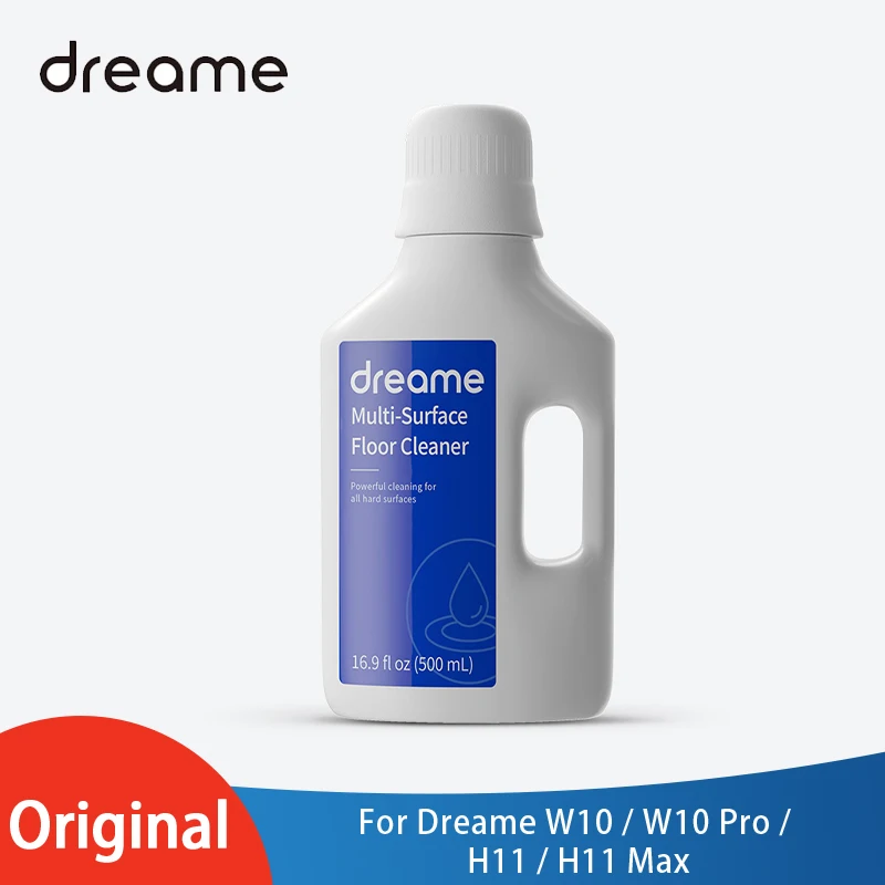 

Original Dreame Vacuum Cleaner Spare Parts, Cleaning Fluid for Dreame W10 / W10 Pro / H11 / H11 Max, Cleaner Accessories （500ml)