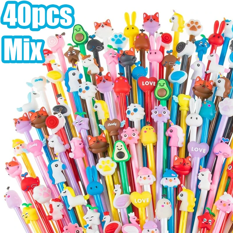 

Ручки гелевые с чернилами, 0,5 мм, 40 шт.