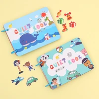 education montessori quiet book toys for kids busy puzzle repeatedly paste matching game baby cognition sensory learning gifts