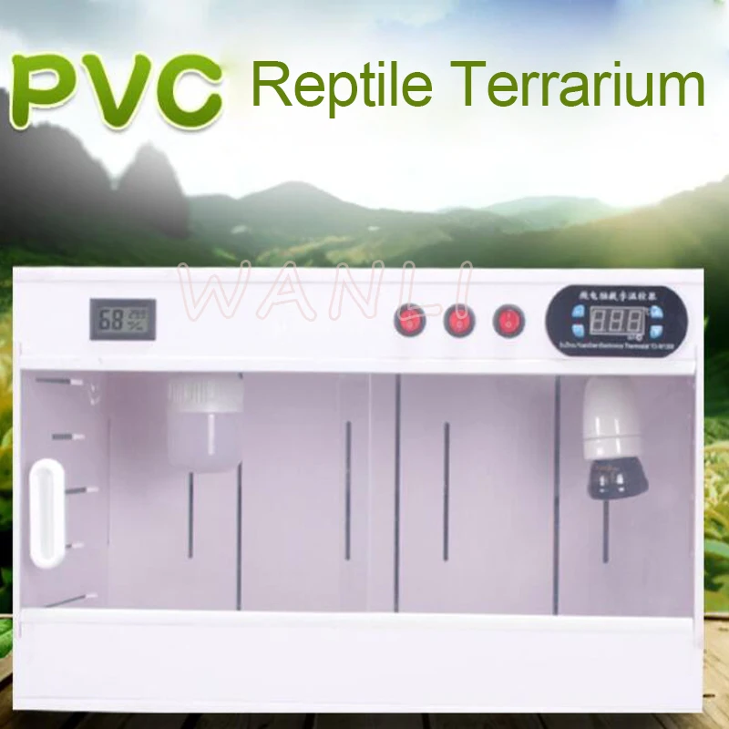 

Customizable PVC Climbing Box Reptile Terrarium Lizard Tortoise Snake Pet Pets Heating Incubator Non-toxic, Tasteless