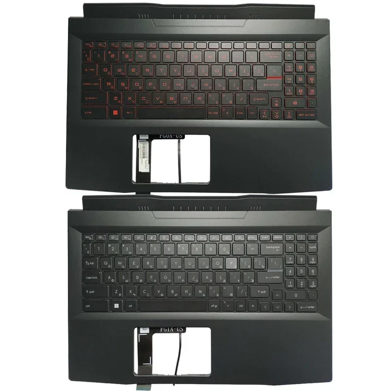 Новая русская/английская/испанская клавиатура с подсветкой для MSI Pulse GL66 GF66 MS-1581