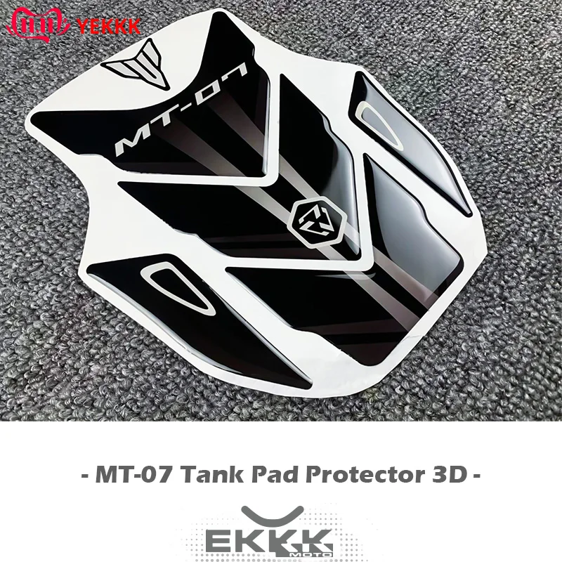 

New For YAMAHA MT-07 2021 V2 MT07 MT-07SP Tank Pad Fuel Gas Tank Pad Protector 3D Decal Stickers 2021-2023 MT LOGO