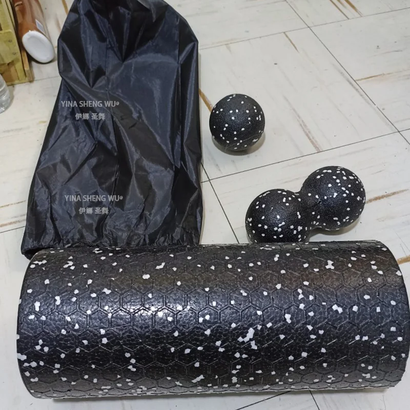 Полый валик для йоги массажный шарик с арахисом набор EPP фитнес-колонна из