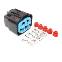 1 set 5 way waterproof plug wiring connector 4 8 series car replacement plugs automotive cable socket 6189 0904