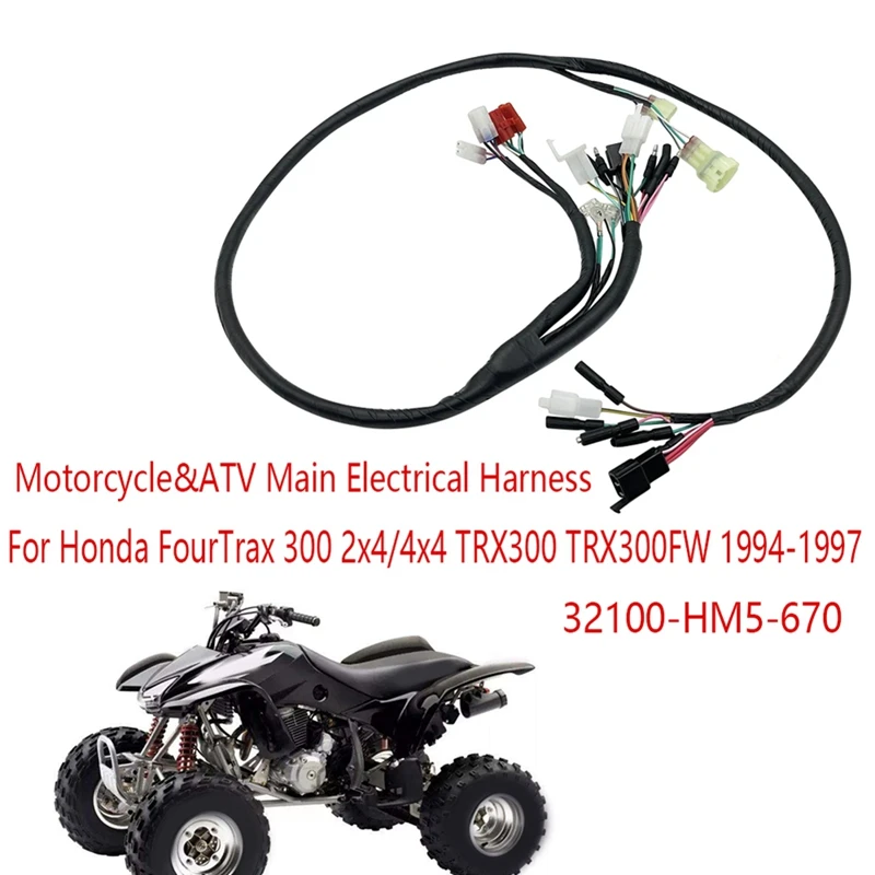 Жгуты проводов мотоцикла и квадроцикла основной электрический жгут для Honda Fourtrax