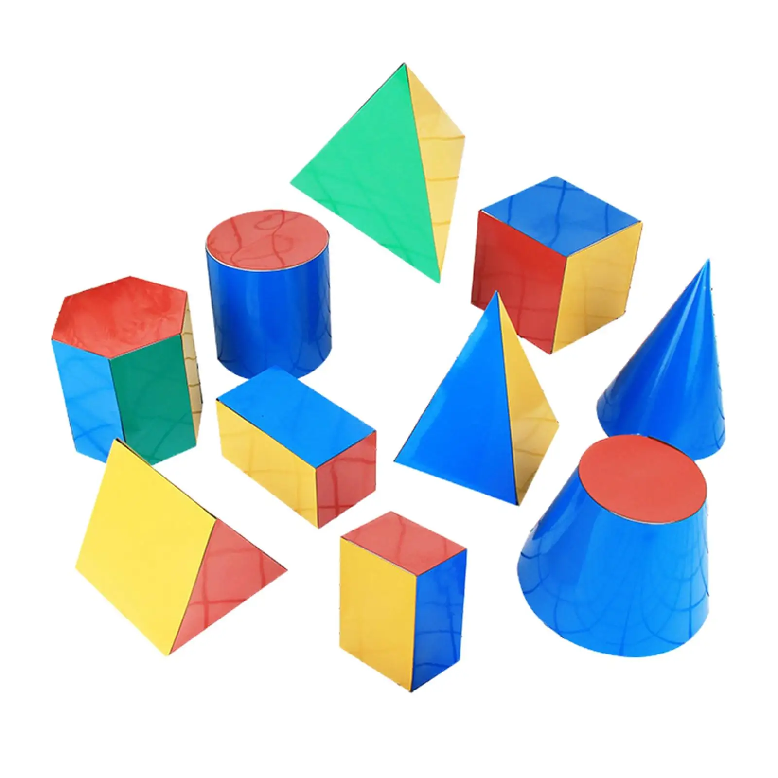 

10x Geometric Shape Geometry Frame Activities Game for Kindergarten Kids