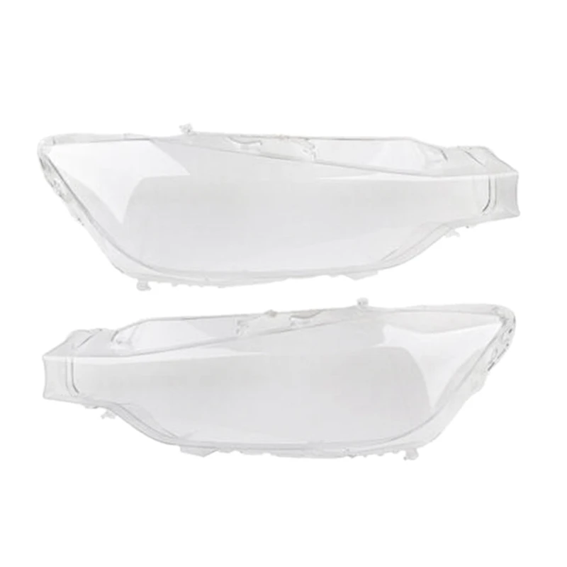 

2X Car Headlight Glass Headlight Lens Shell Cover For BMW F30 F31 3 Series 2013 2014 2015 2016 Left & Right