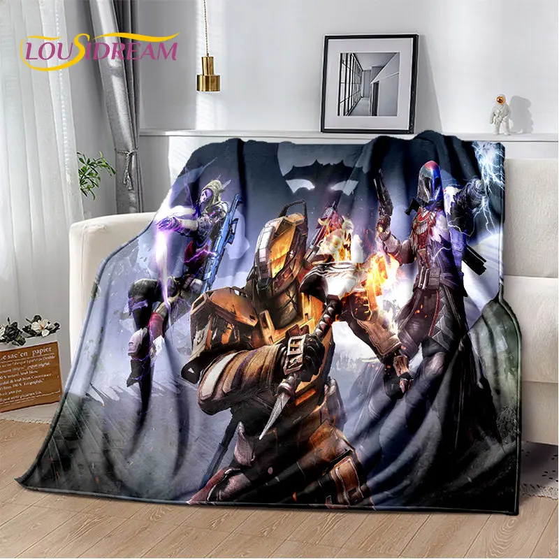 

Мягкое плюшевое одеяло для игр 3D Destiny 2 LFG, фланелевое одеяло, покрывало для гостиной, спальни, кровати, дивана, пикника, Детское покрывало