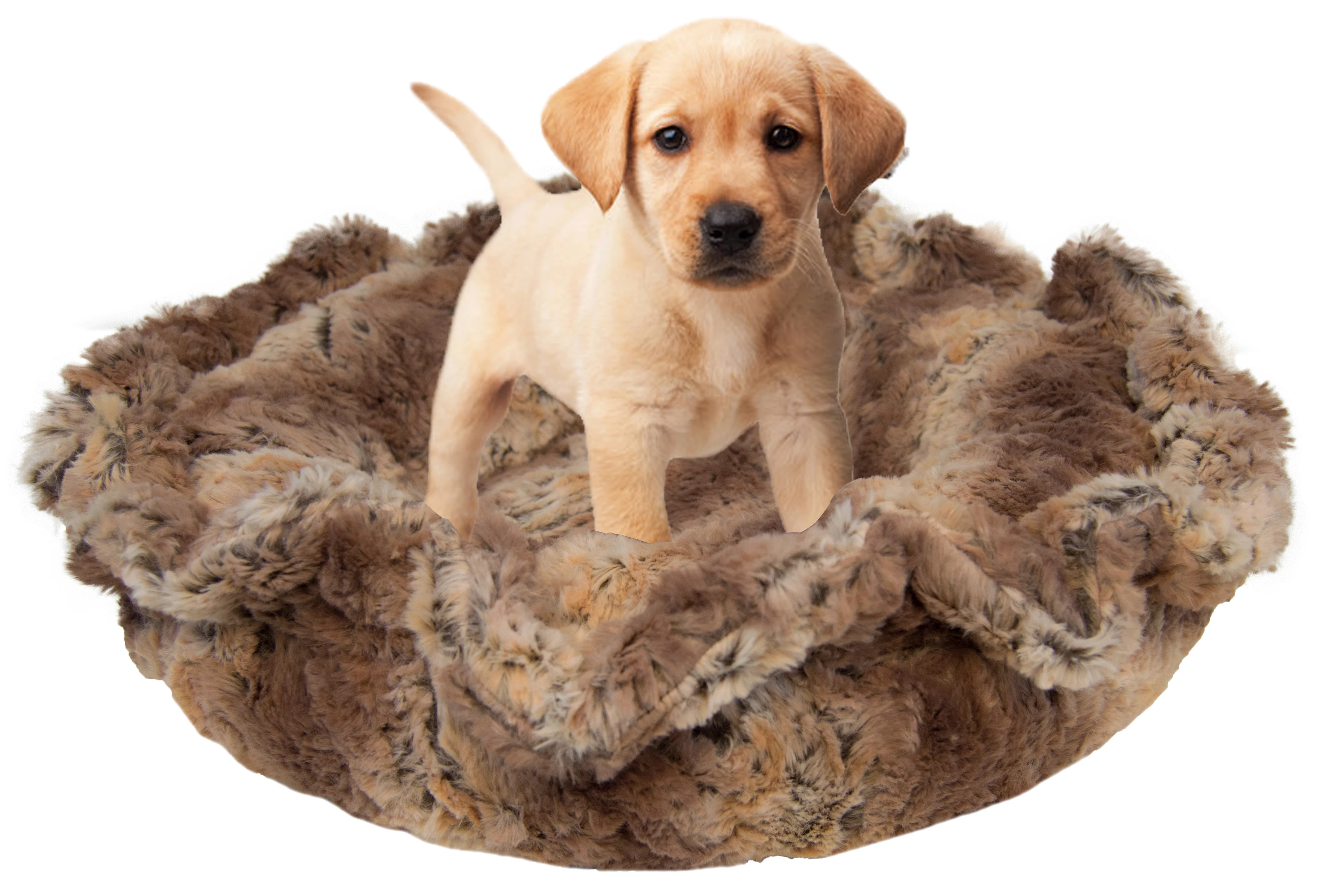 

HMTX Ultra Plush Simba Deluxe Dog/Pet Lily Pod Bed