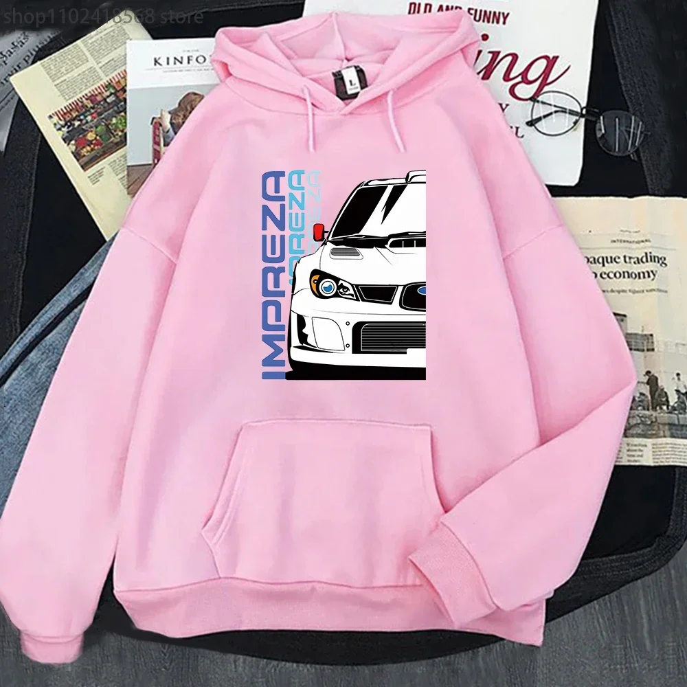Men Hoodies JDM Initial D Japanese Anime Hoodie Mazida IMPREZA Sweatshirt Harajuku Pullover Techwear Women Clothes Streetwear