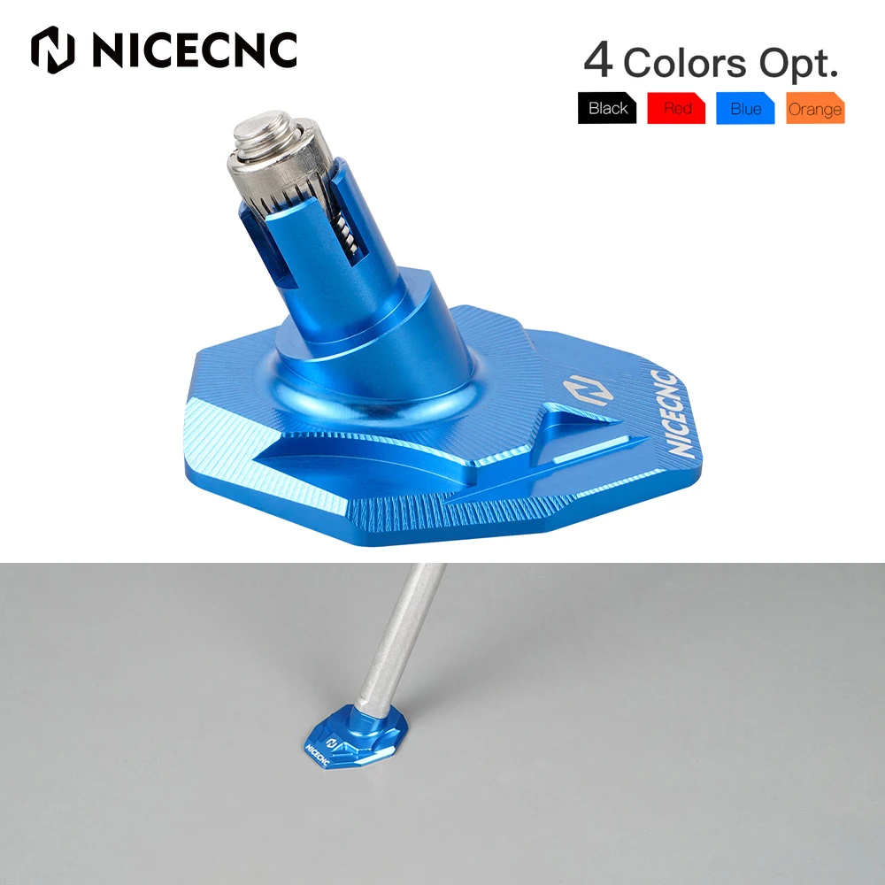 

NiceCNC For Husqvarna TE i FE TX FX 125-501 150 200 250 300 350 450 2014-2023 Kickstand Side Stand Pad Exlanger Foot Plate Parts