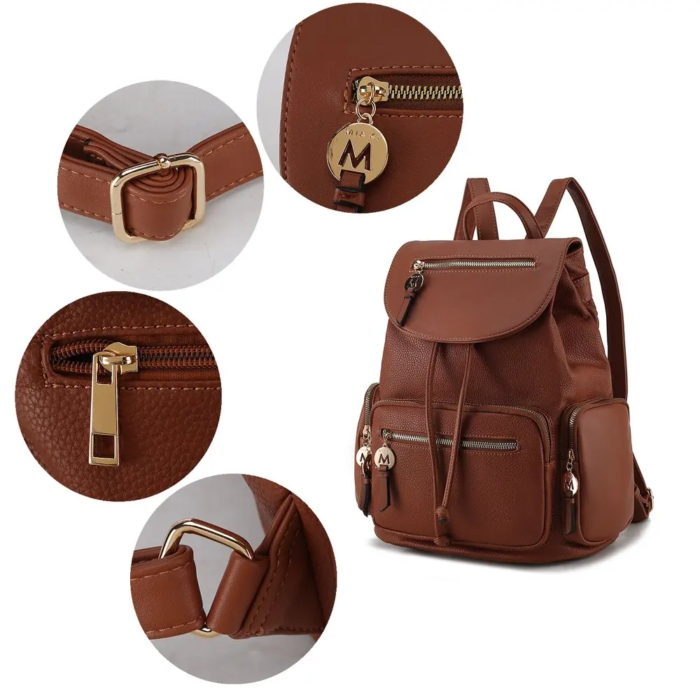Collection Ivanna Vegan Leather Women`s  Backpack by Mia K