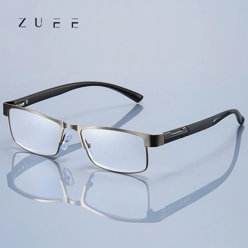 

High Quality Men optical Titanium Alloy Frame Reading Glasses Vintage Business Hyperopia Prescription Eyeglasses +1.0 ~+4.
