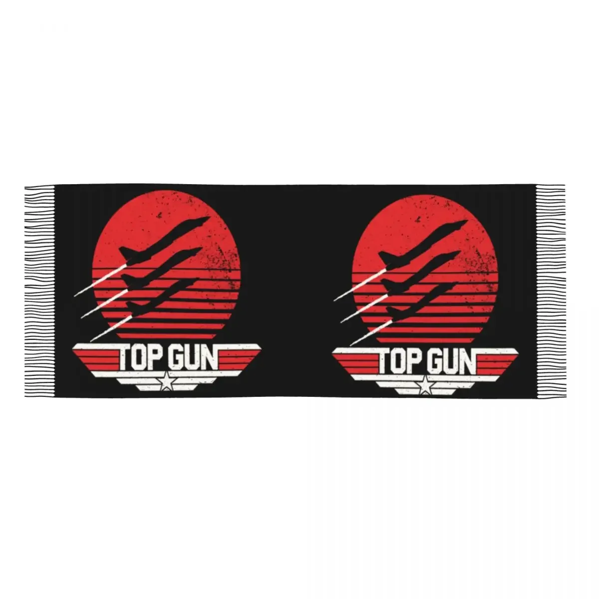 Модные шарфы Maverick с рисунком фотообои зимние женские Topgun