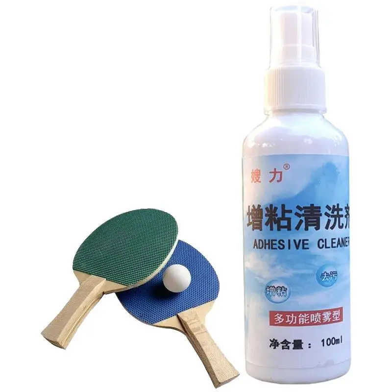 

PingPong Paddle Cleaner 3.4 Oz PingPong Racket Cleaning Spray Rubber Cleaner And Wood Cleaner For Table Tennis Rackets