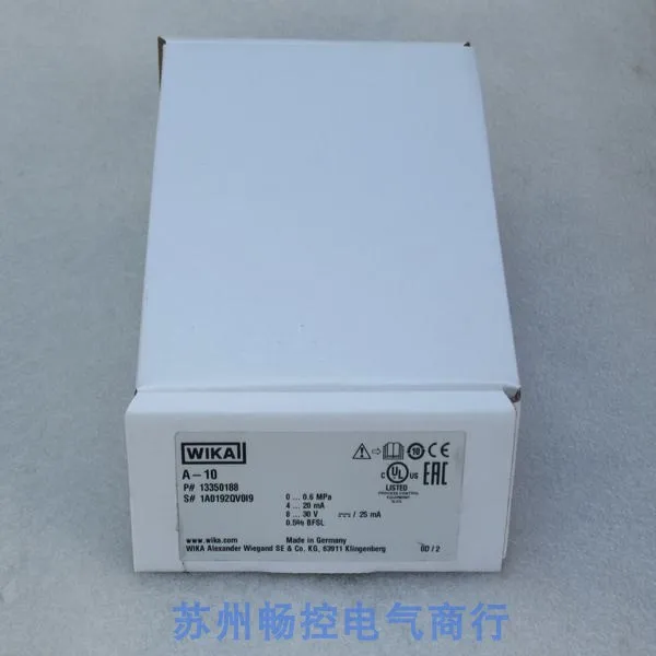 * Точечные продажи Новый немецкий переключатель давления WIKA A-10 Spot 0... 0 6MPA