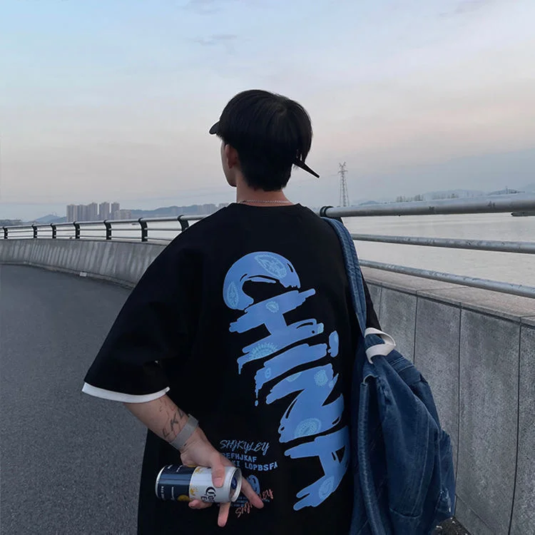 Одежда для пары летняя новая футболка Женские Простые повседневные Модные топы в