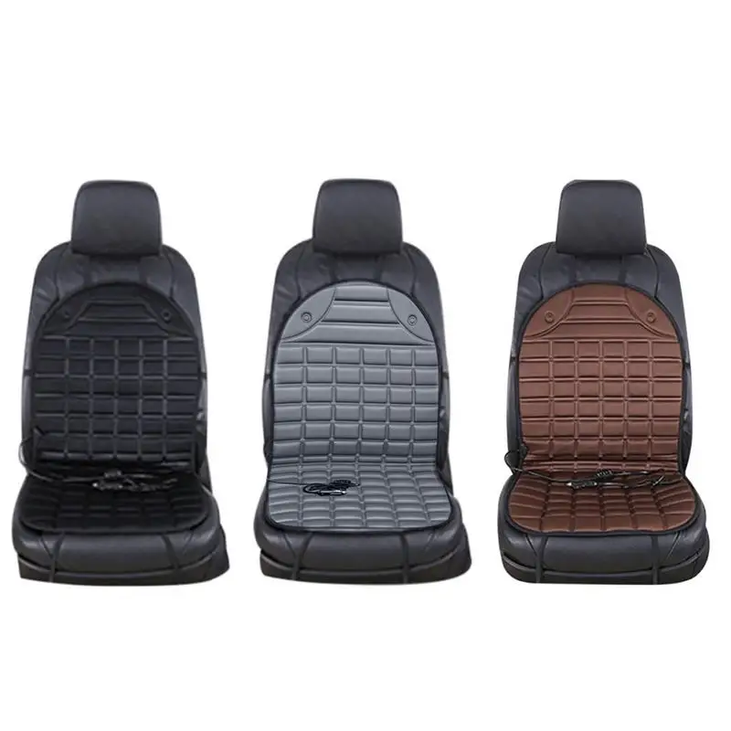 

Car Seat Cushion Heated Car Seat Cover Padded Electric Warming Hot Cushion Warm Winter Pad With 2 Heat Settings Chair Pad For