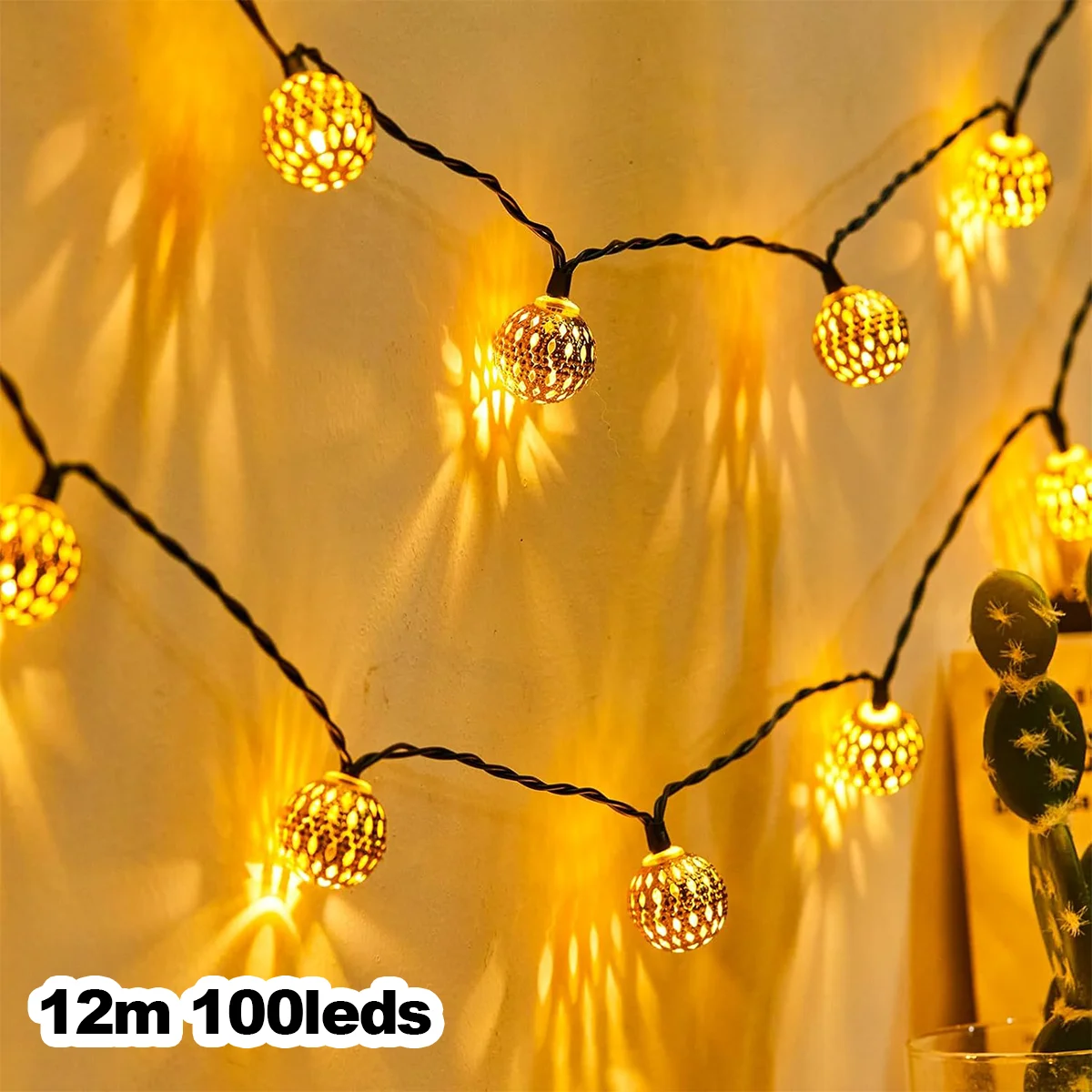 Солнечные шары YORYZENG, теплый белый свет