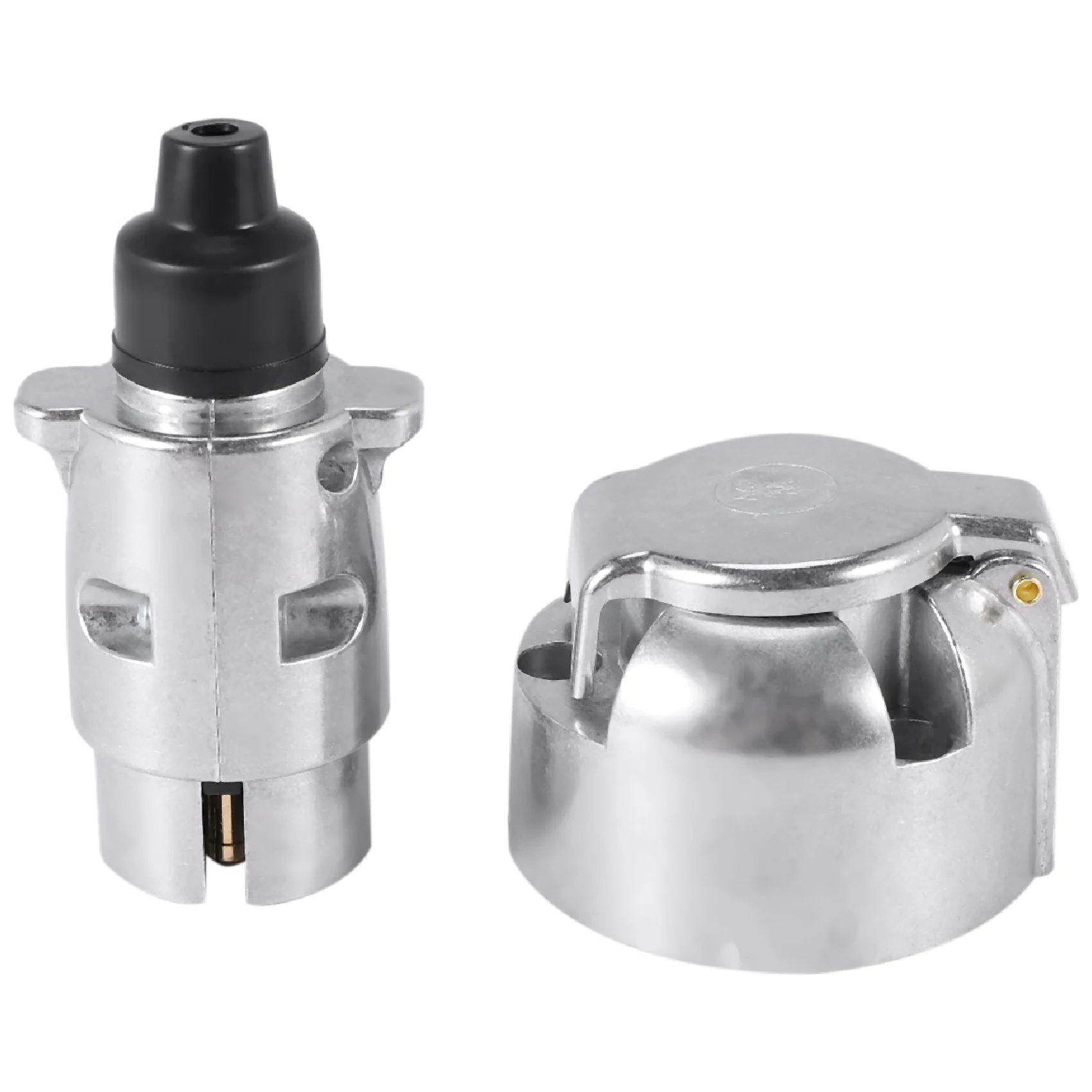 

Аксессуары для прицепов-7-контактный штекер прицепа 12 В, розетки для трейлера, буксировочная штанга, 7-контактные металлические соединители ...