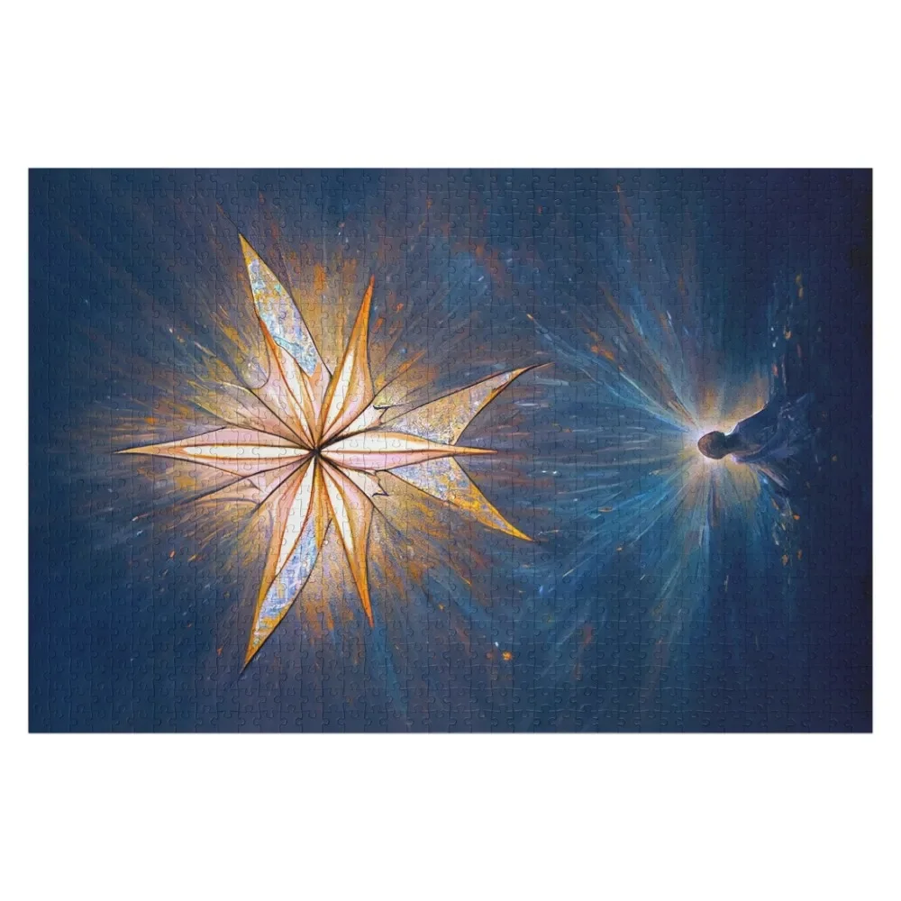 Эстель в ночи Головоломка Фото Деревянное имя Персонализированный деревянный