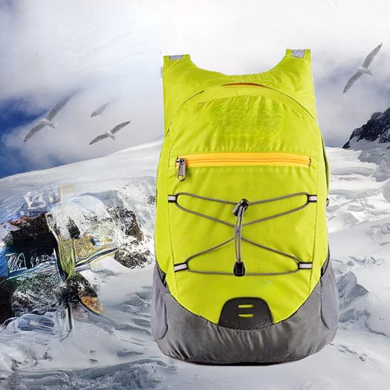 

Outdoor Folding Backpack Male Outdoor Backpack Mountaineering Sports Bag Female Travel Waterproof Travel Leisure Bag