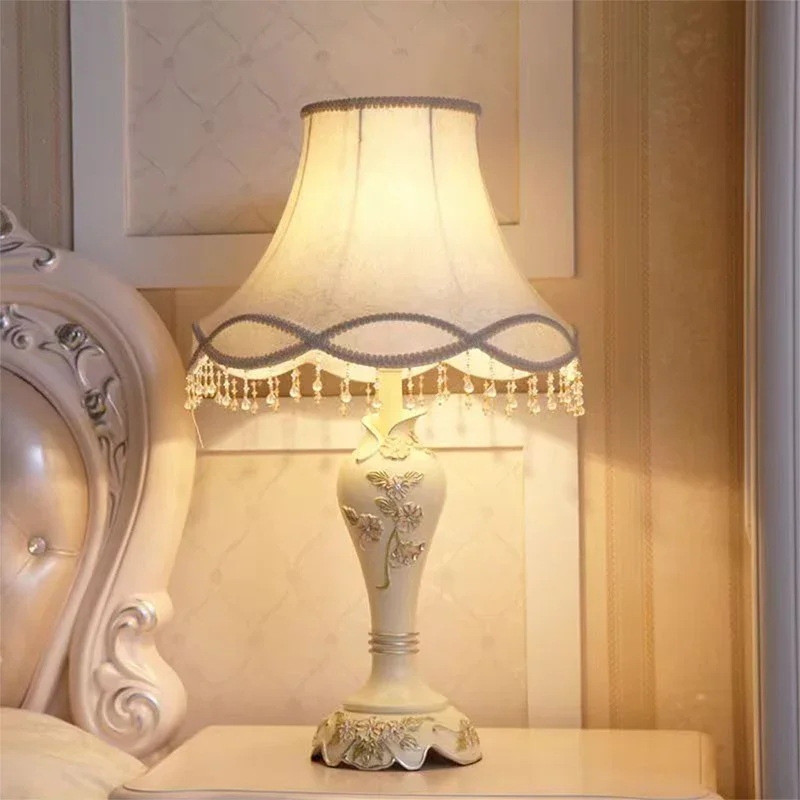 ELARA Европейская настольная лампа Торшер Роскошная гостиная Спальня Кабинет