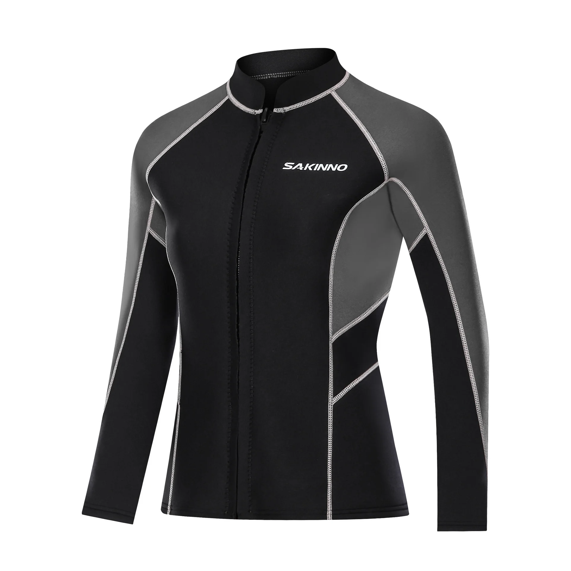 

Neoprene 2MM diving suit WomenTop Warm And Cold Proof Long Sleeve Split Wetsuit For Swimming Surfing Deep Snorkeling
